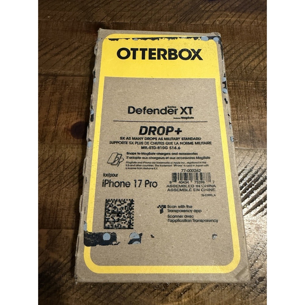 OtterBox Defender Pro XT Case MagSafe for iPhone 17 Pro - Black Phone Case